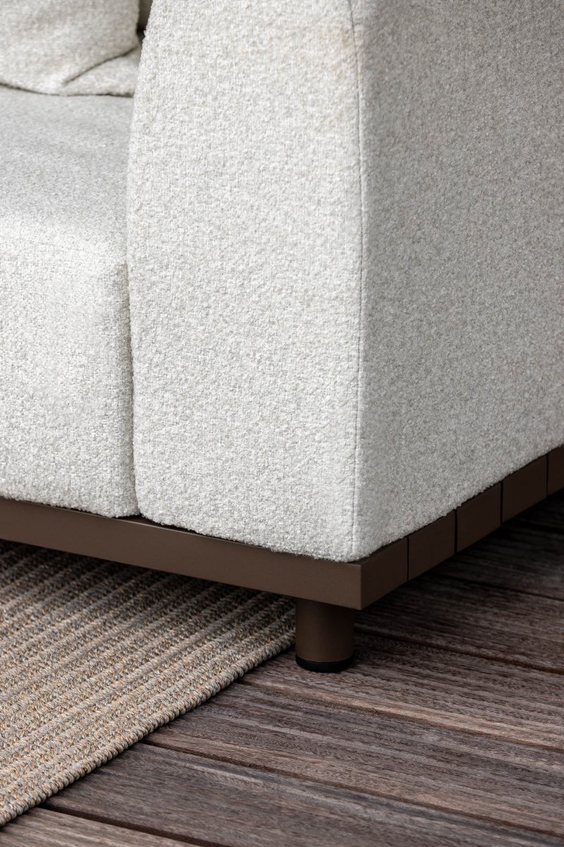 Yoi Vallon loungeset face to face - Brons & wit - Afbeelding 7
