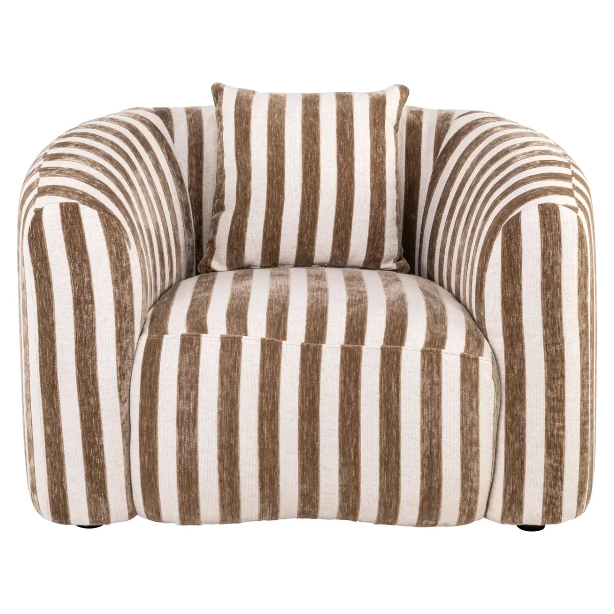 Richmond – Lounge stoel Luxandra stripes sand - Afbeelding 6