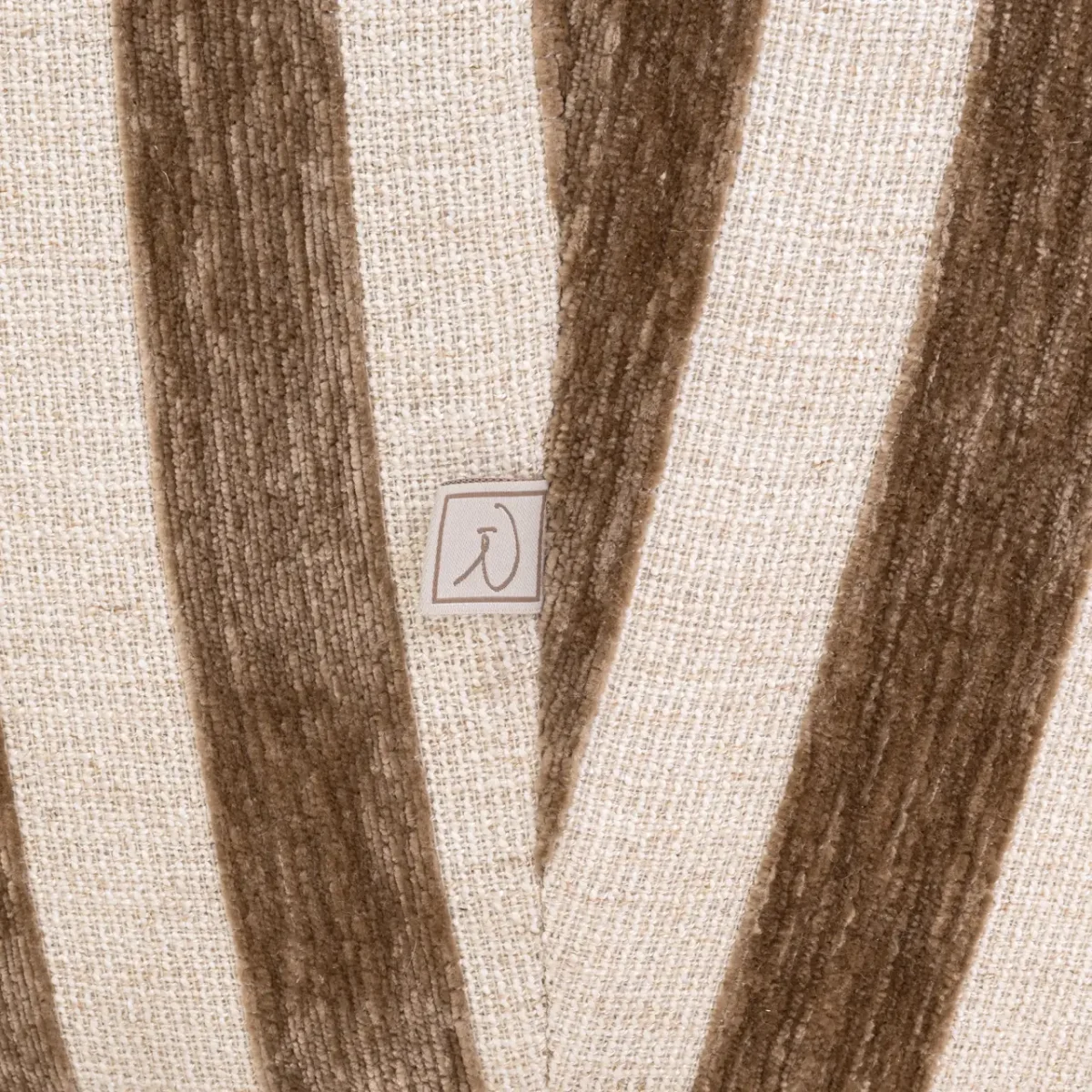 Richmond – Lounge stoel Luxandra stripes sand - Afbeelding 9
