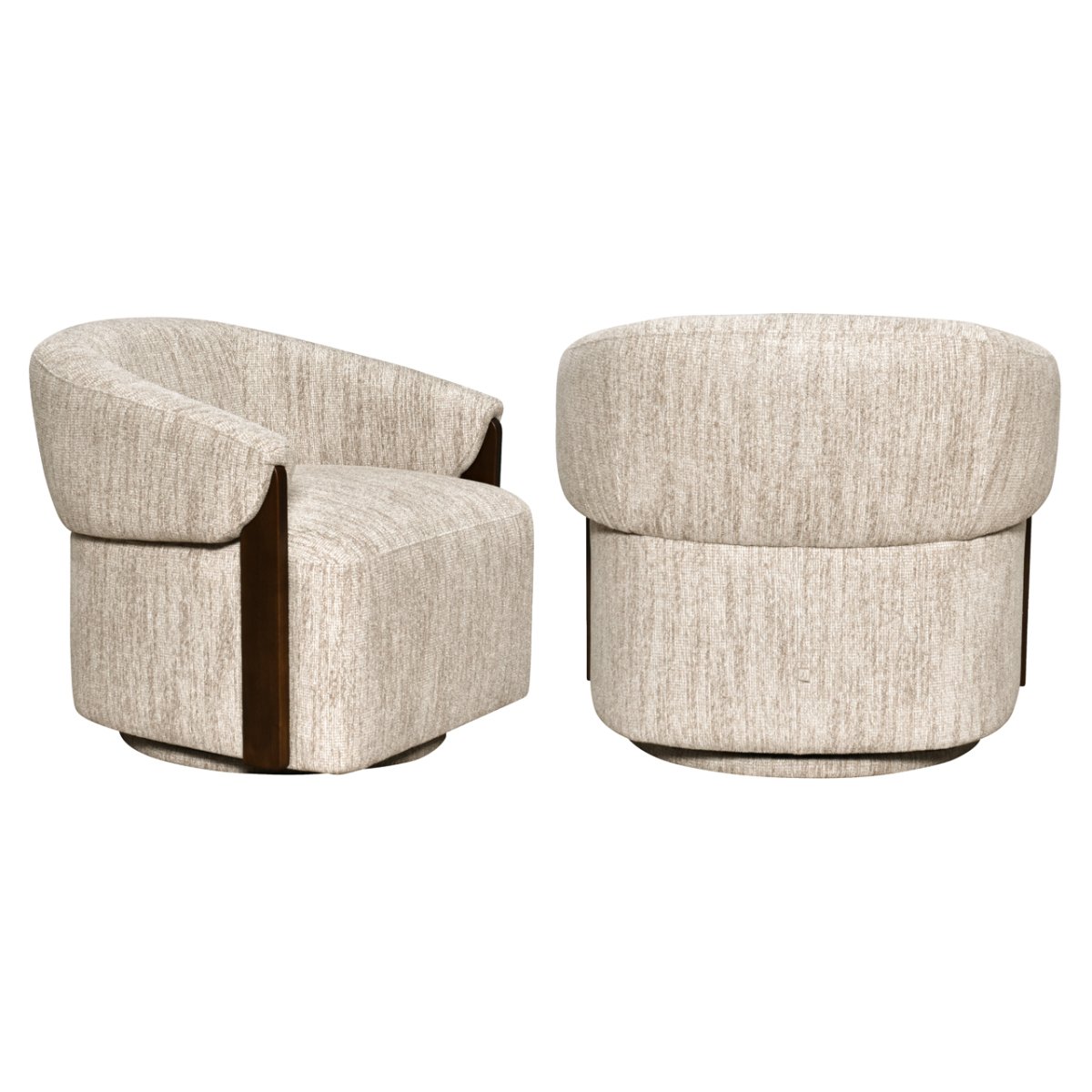 Richmond – Lounge stoel Marina natural softweave swivel fire retardant - Afbeelding 2