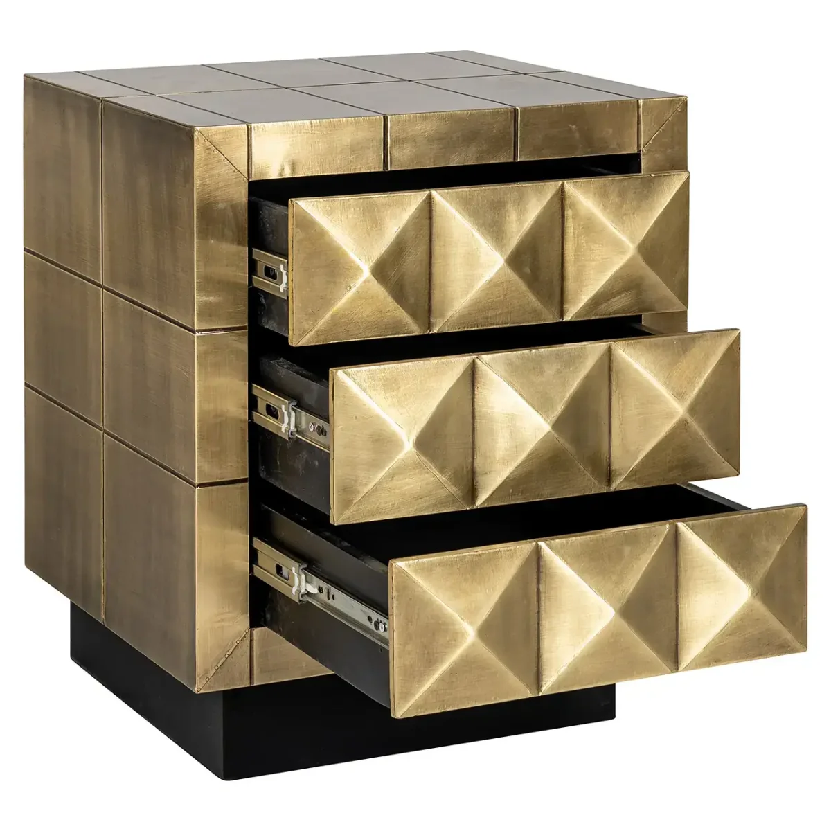 Richmond – Nachtkastje Collada brushed gold - Afbeelding 7