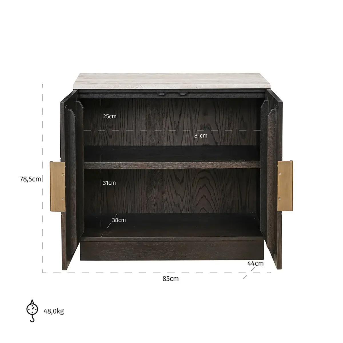 Richmond – Dressoir Claremont brown - Afbeelding 6