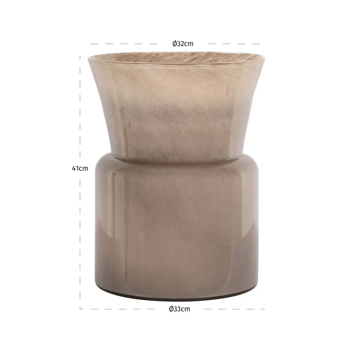 Richmond – Vaas Milo taupe - Afbeelding 3