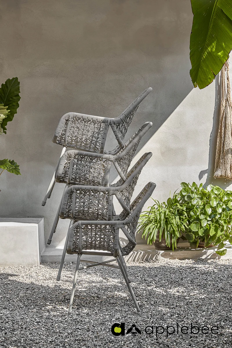 Set van 6 Zara tuinstoelen Applebee - Aanbieding! - Afbeelding 3