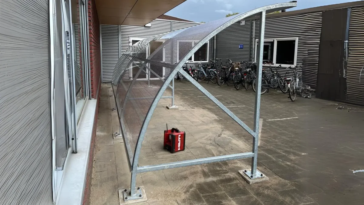 Fietsoverkapping Bamberg 12x2m, voor ca. 36 fietsplekken - Afbeelding 8