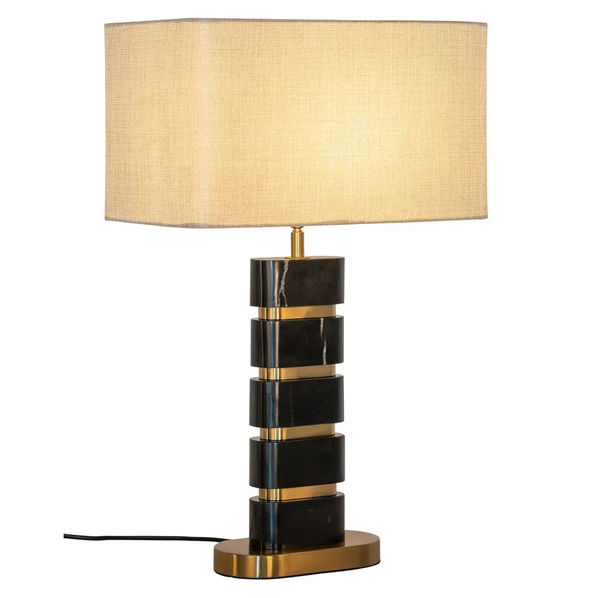 Richmond – Tafellamp Levina black/gold - Afbeelding 6