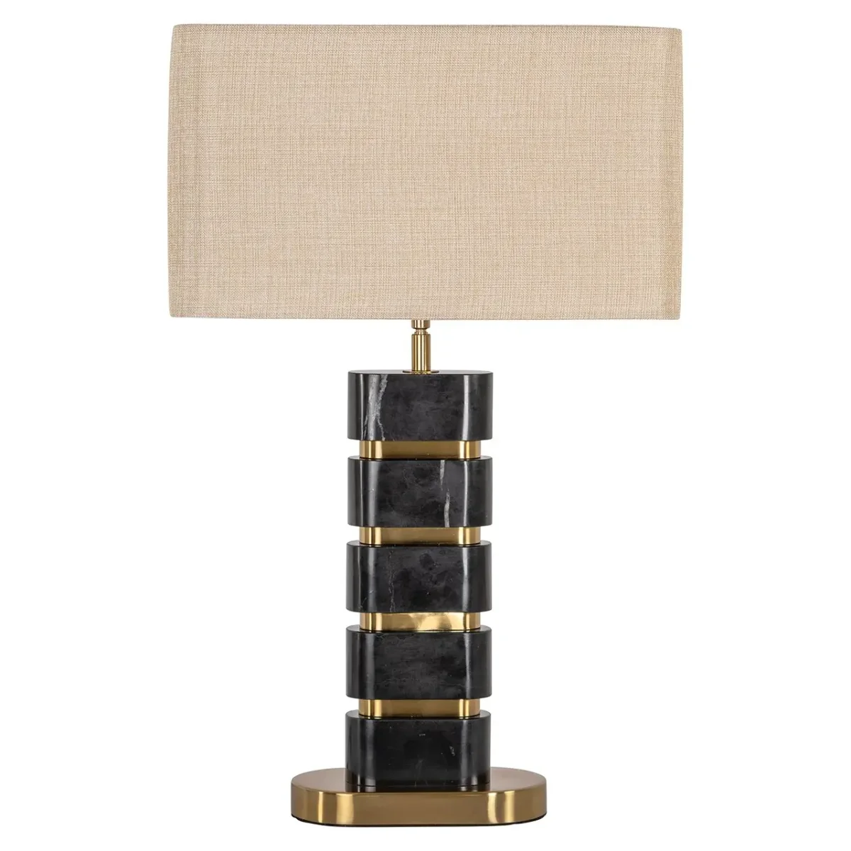 Richmond – Tafellamp Levina black/gold - Afbeelding 4