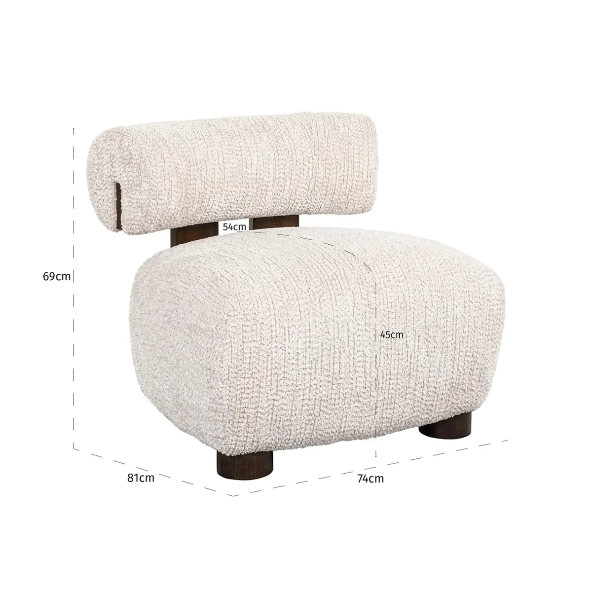 Richmond – Lounge stoel Arabella lovely cream - Afbeelding 9