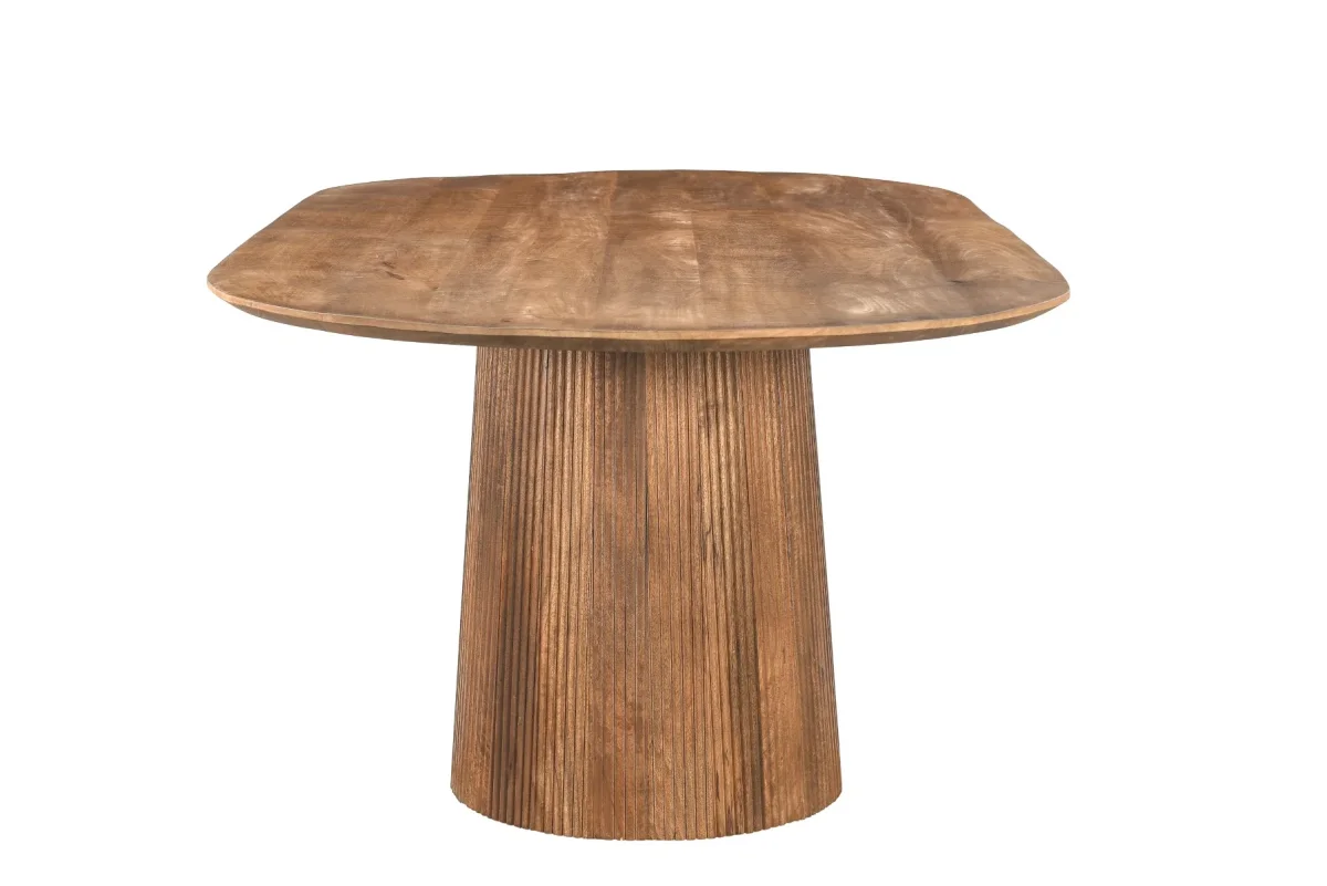 Salvator eettafel 200, 230 of 300 cm - Naturel mango hout - Afbeelding 5