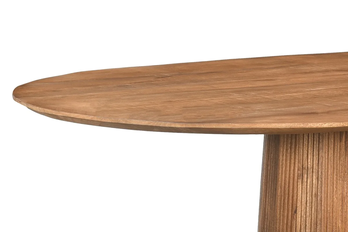 Salvator eettafel 200, 230 of 300 cm - Naturel mango hout - Afbeelding 6