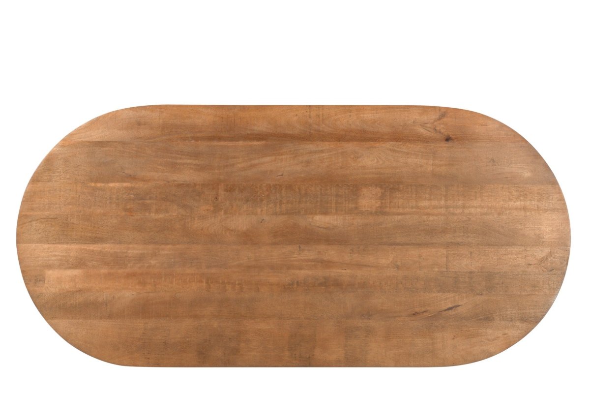 Salvator eettafel 200, 230 of 300 cm - Naturel mango hout - Afbeelding 7