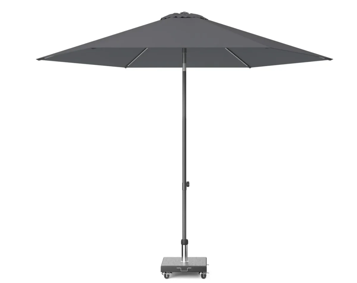 Platinum Stokparasol Lisboa Ø 300 cm – taupe of antraciet - in hoogte verstelbaar - Afbeelding 2