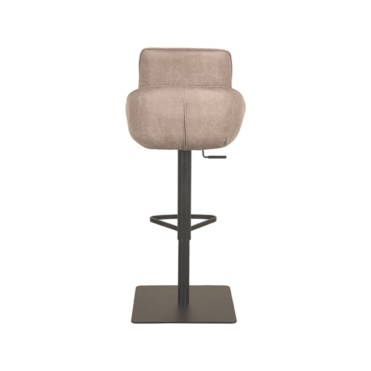 Sole Barstoel Micro Suede Taupe - Afbeelding 5