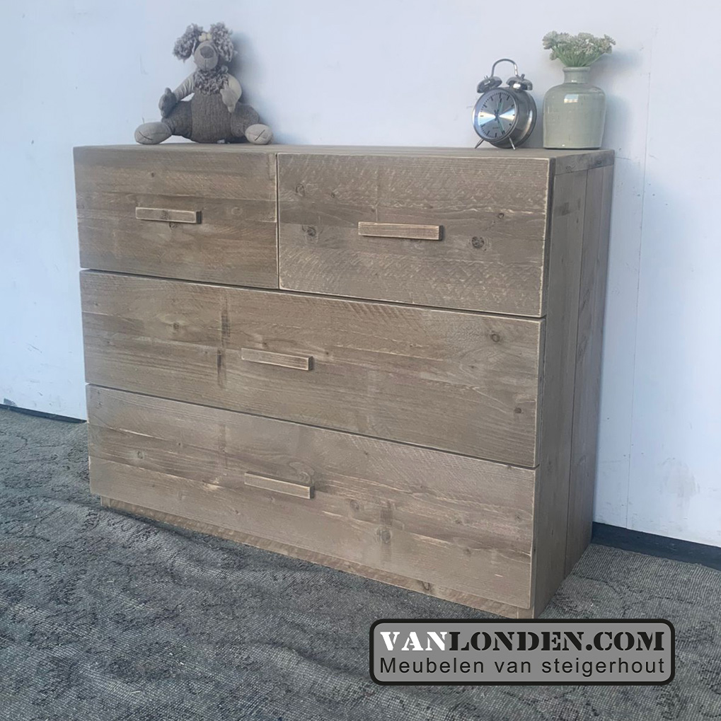 Steigerhouten dressoirkast Diny - Afbeelding 8