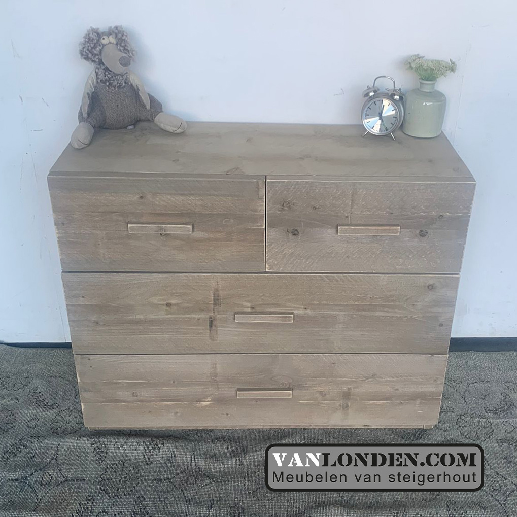 Steigerhouten dressoirkast Diny - Afbeelding 5