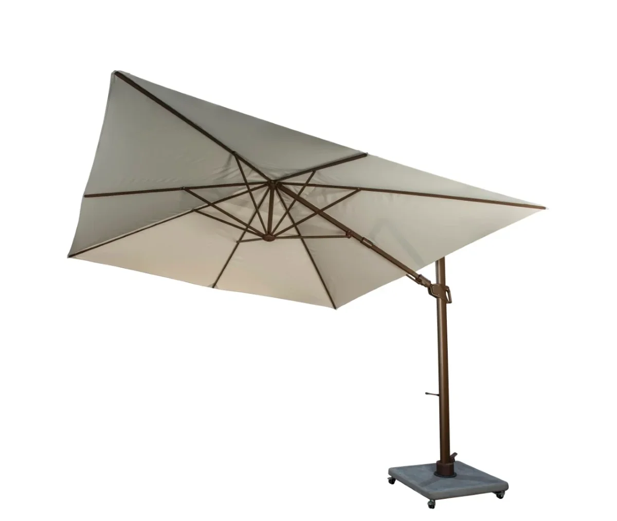 Parasol Cavalo Yoi Brons en naturel | 300 x 300 | Zweefparasol - Afbeelding 2