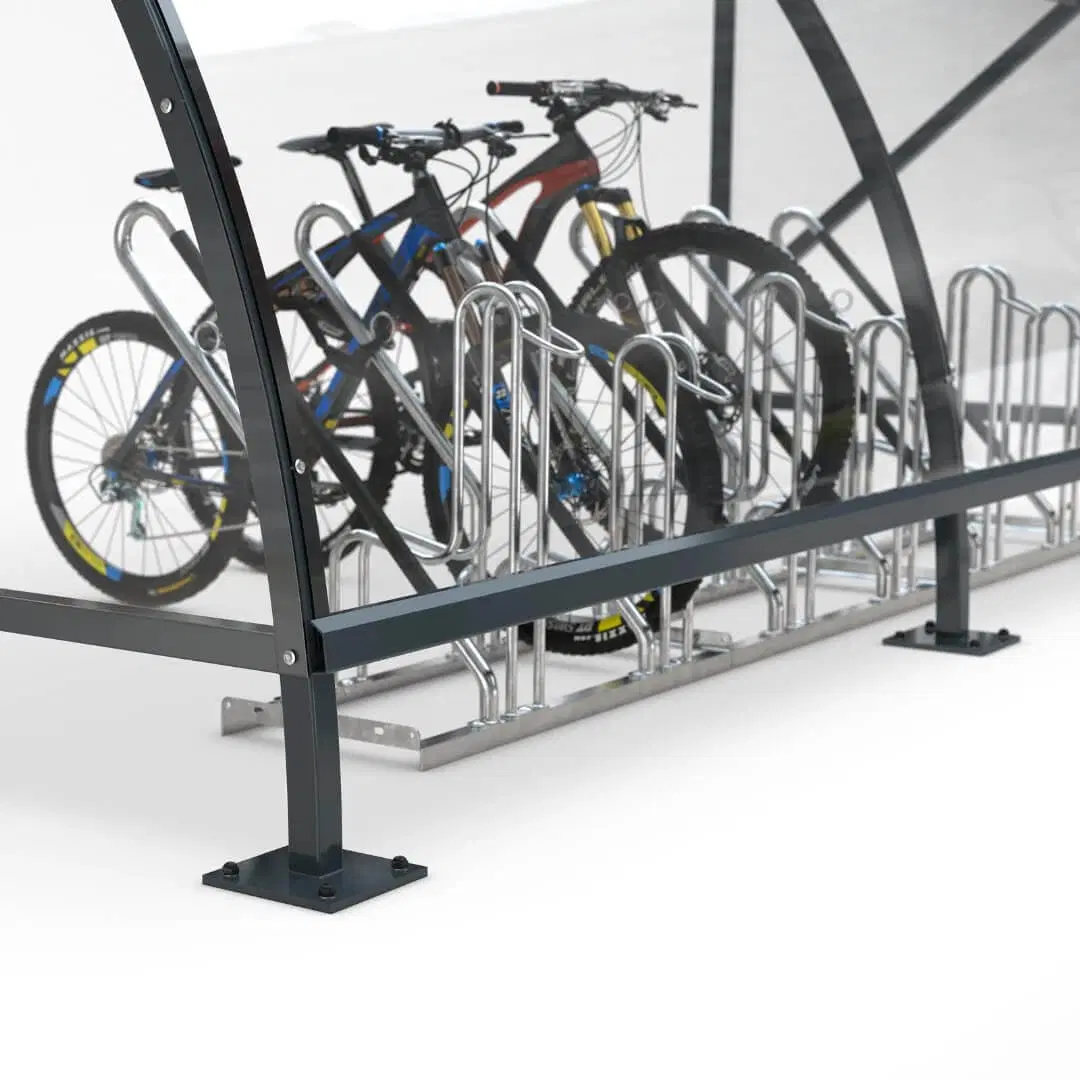 Fietsoverkapping Bamberg 12x2m, voor ca. 36 fietsplekken - Afbeelding 3