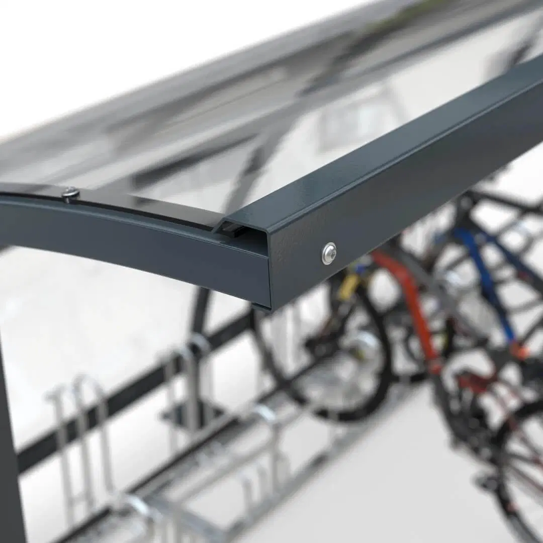 Fietsoverkapping Bamberg 12x2m, voor ca. 36 fietsplekken - Afbeelding 5