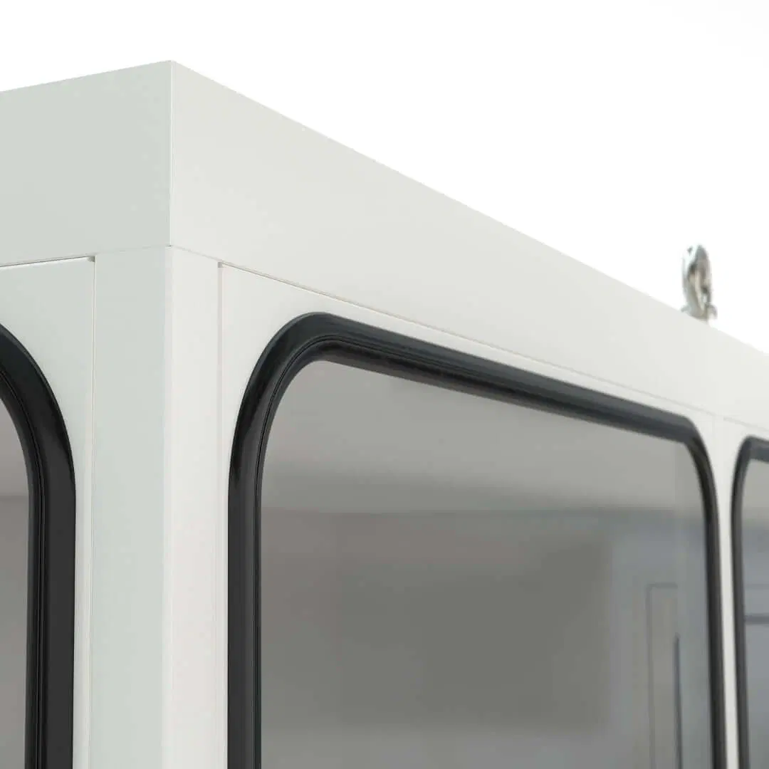 Kantoorunit 1x1m R-serie R4 met vloer - Afbeelding 3