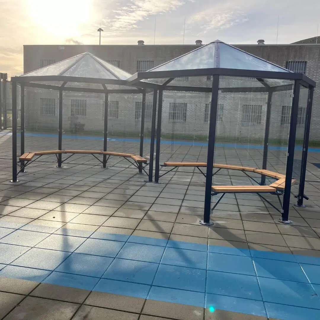 Rookabri Paviljoen 3,3×3,3m, voor 11-12 personen - Afbeelding 8
