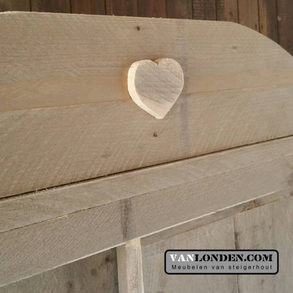 Steigerhouten schuifdeurkast Claire - Afbeelding 7