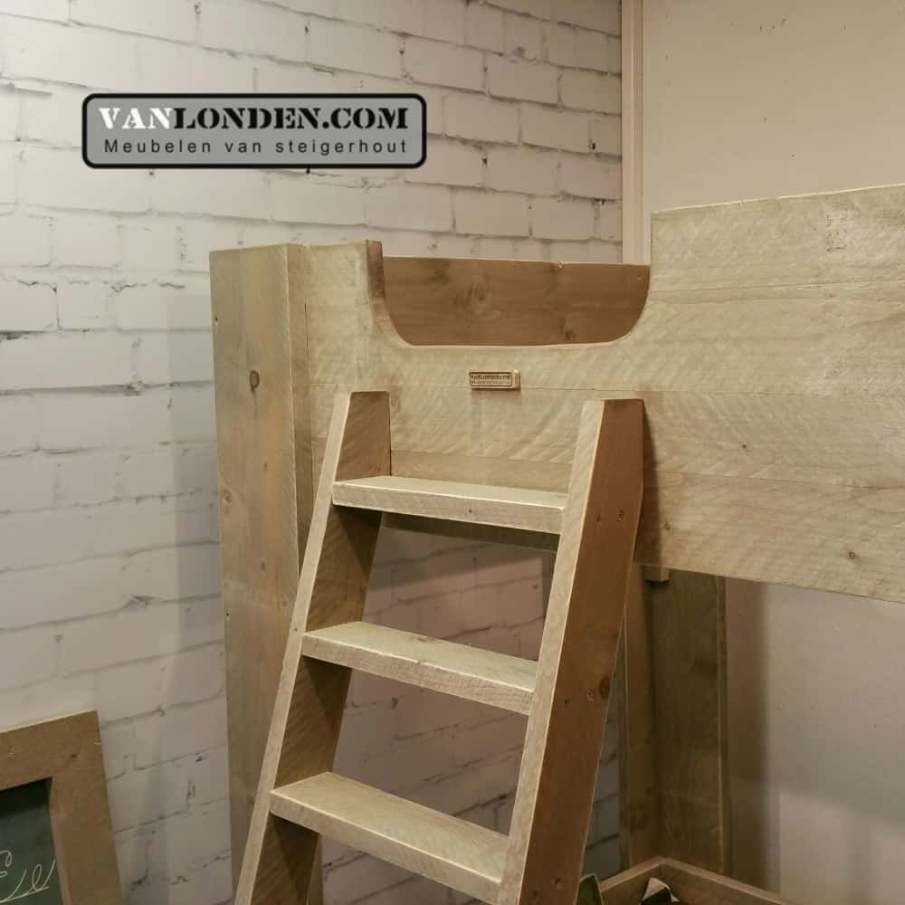 Steigerhouten stapelbed Diederik - Afbeelding 4